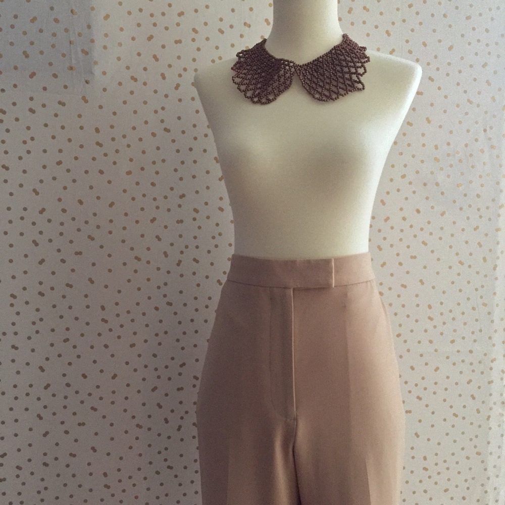 Ann Taylor Flare Khaki Pants